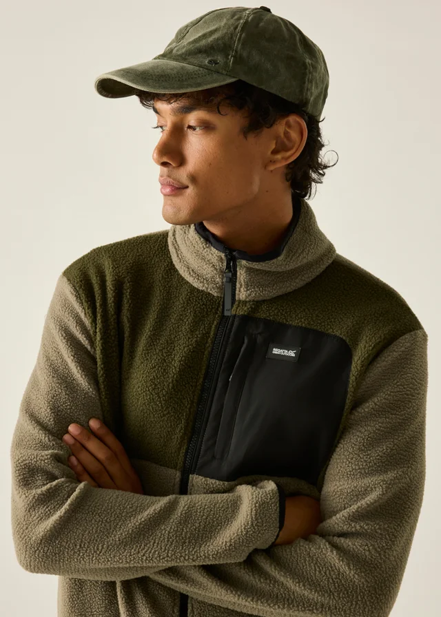 Regatta Olive Frankie Borg Colour Block Soft Fleece