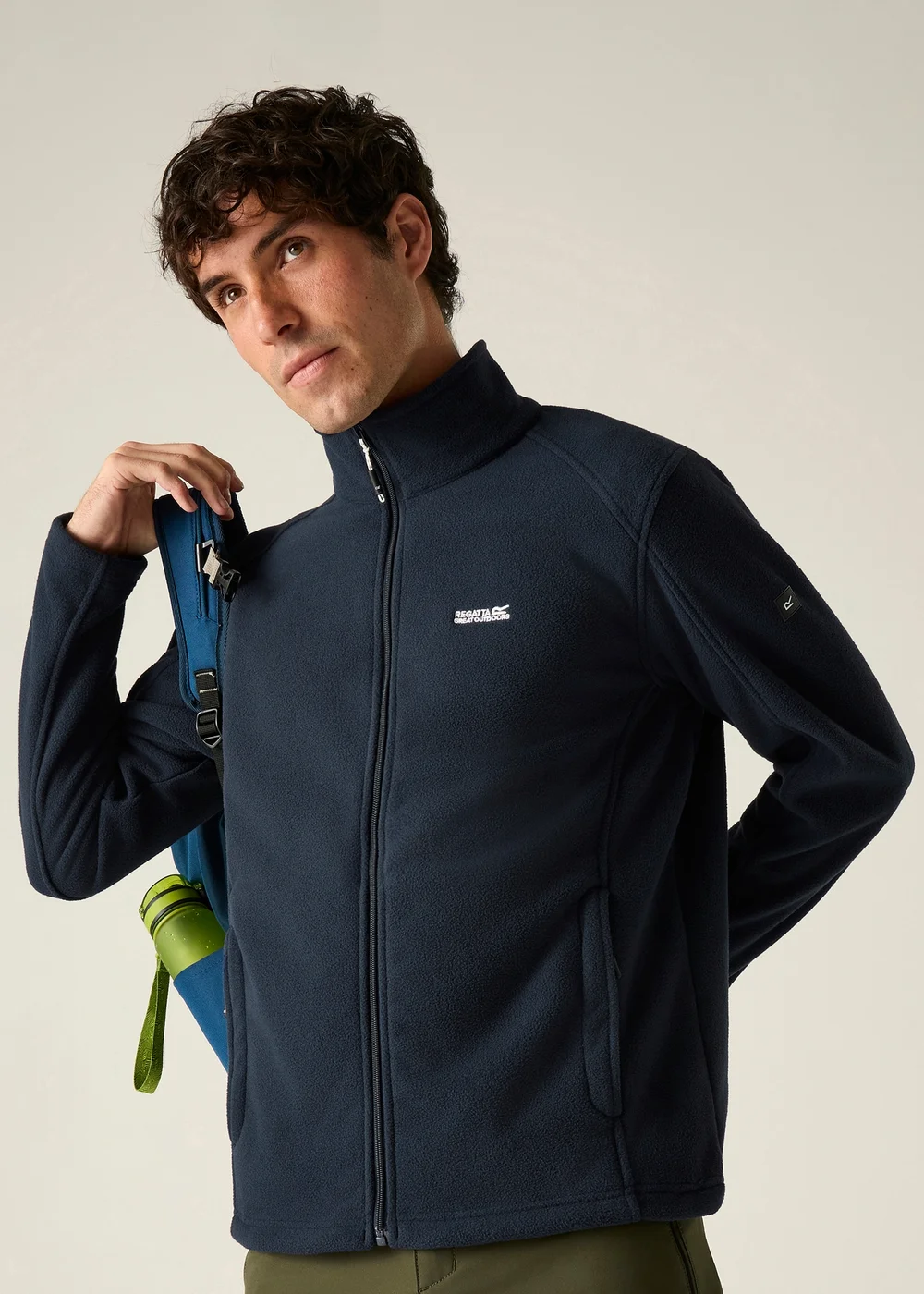 Regatta Navy Hedman II Anti-pill Fleece - M Image 1