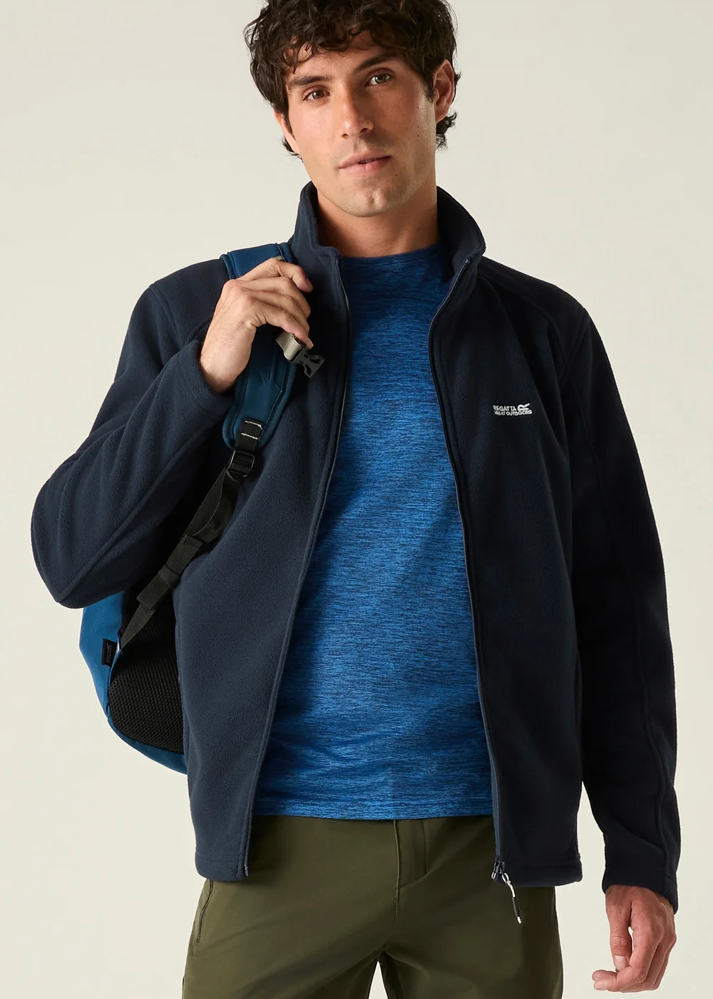 Regatta Navy Hedman II Anti-pill Fleece - M Image 4
