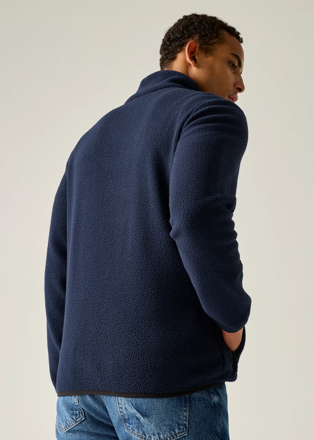 Regatta Navy Frankie Borg Half Zip Lightweight Fleece - M Image 3