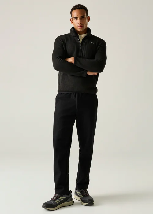 Regatta Black Barlee Half Zip Comfy Fleece - XL Image 4