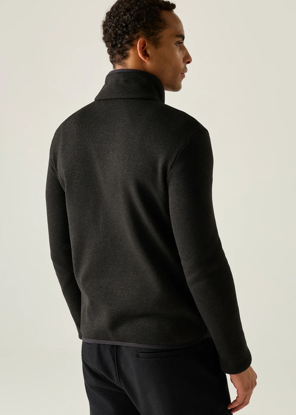 Regatta Black Barlee Half Zip Comfy Fleece - XL Image 3