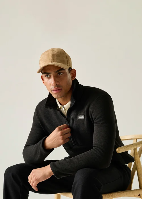 Regatta Black Barlee Half Zip Comfy Fleece - XL Image 1