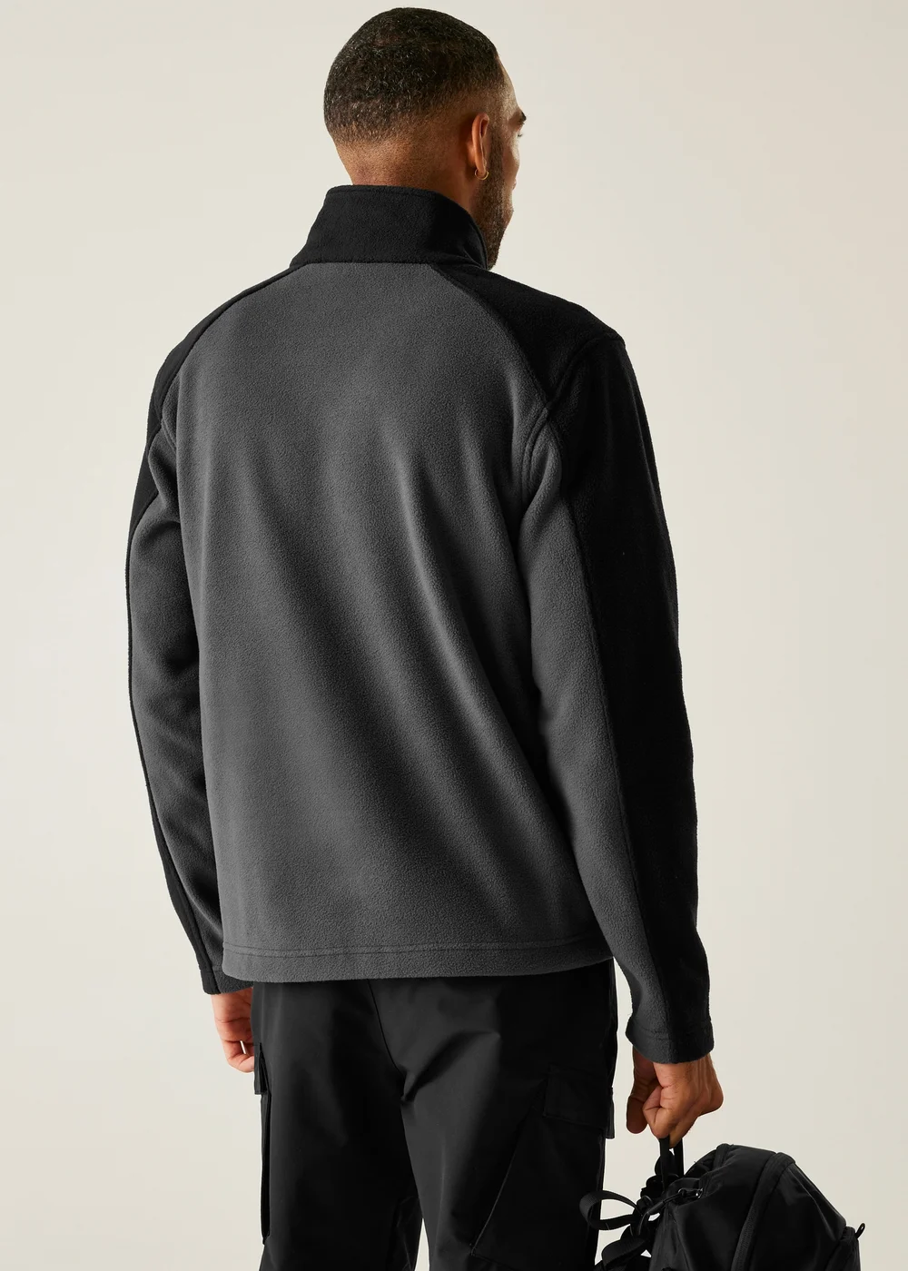 Regatta Black/Grey Hedman II Anti-pill Fleece - 3XL Image 2