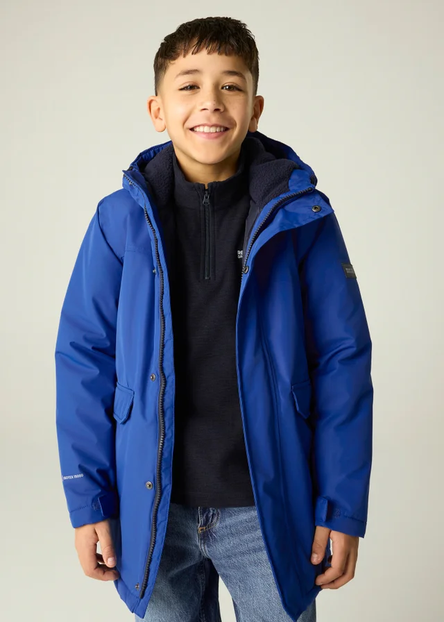 Regatta Dark Blue Farbank II Isotex Waterproof Jacket (3-13 years)