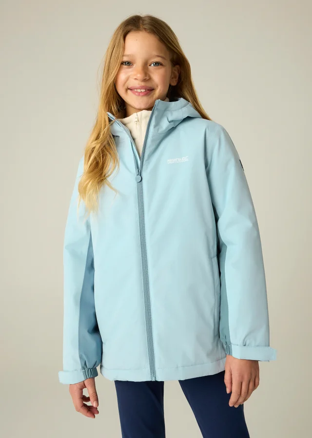 Regatta Light Blue Hurdle Isotex Waterproof Jacket (3-13 years)