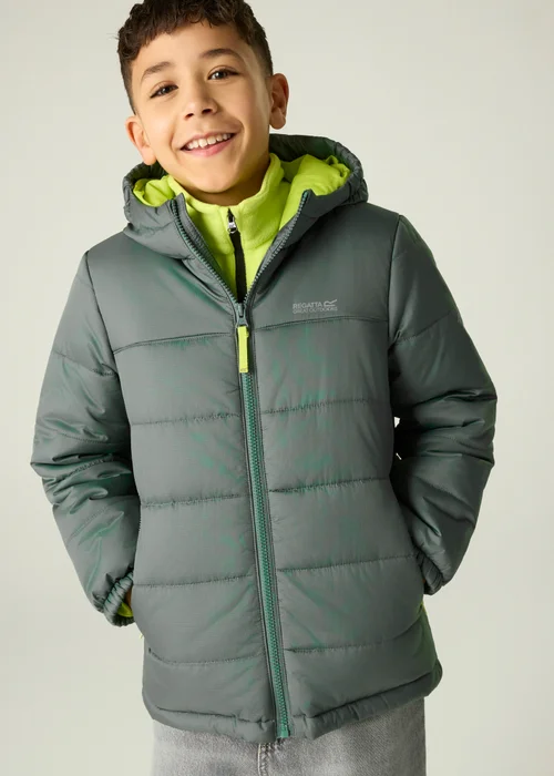 Regatta Forest Green Lofthouse Insulated Jacket (3-13 years) - 5-6 Yrs Image 4