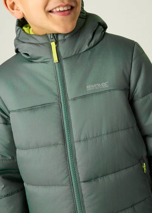 Regatta Forest Green Lofthouse Insulated Jacket (3-13 years) - 5-6 Yrs Image 6