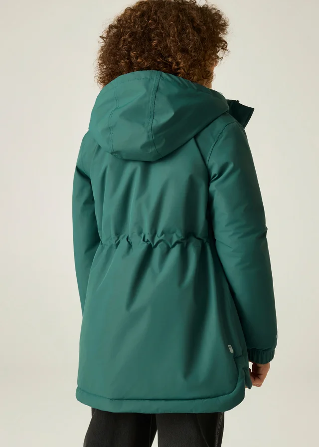 Regatta Green Vallina Junior Isotex Waterproof Jacket (3-13 years)