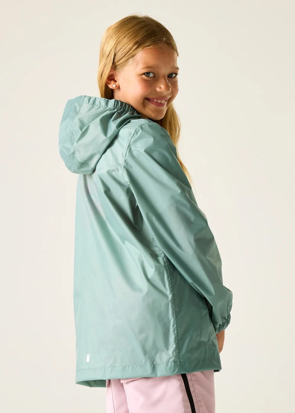 Regatta Sage Green Waterproof Kids Pack It Jacket III (2-13 years) - 2 Yrs Image 2