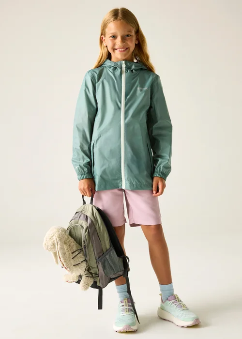 Regatta Sage Green Waterproof Kids Pack It Jacket III (2-13 years) - 2 Yrs Image 1