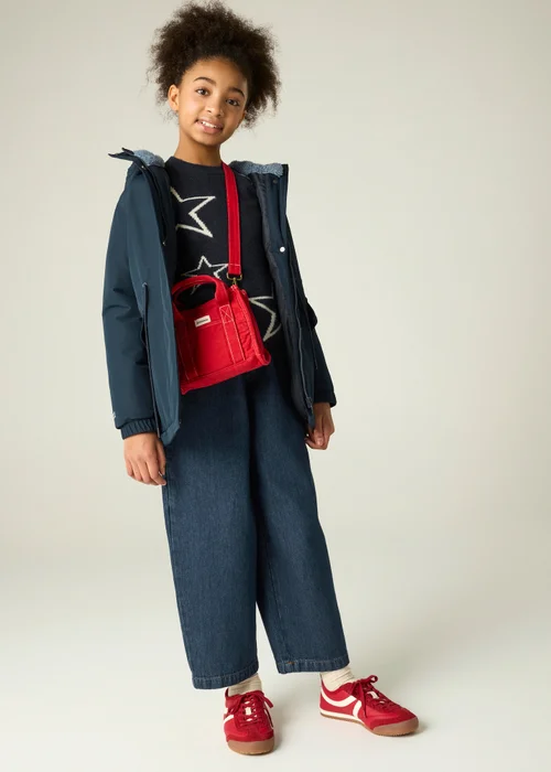 Regatta Navy Vallina Junior Isotex Waterproof Jacket (3-13 years) - 3-4 Yrs Image 3