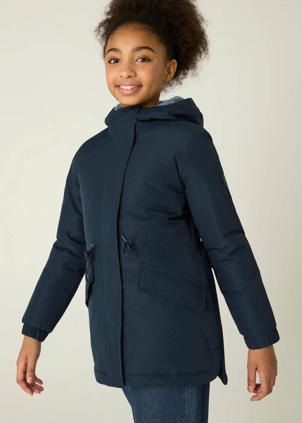 Regatta Navy Vallina Junior Isotex Waterproof Jacket (3-13 years) - 3-4 Yrs Image 4