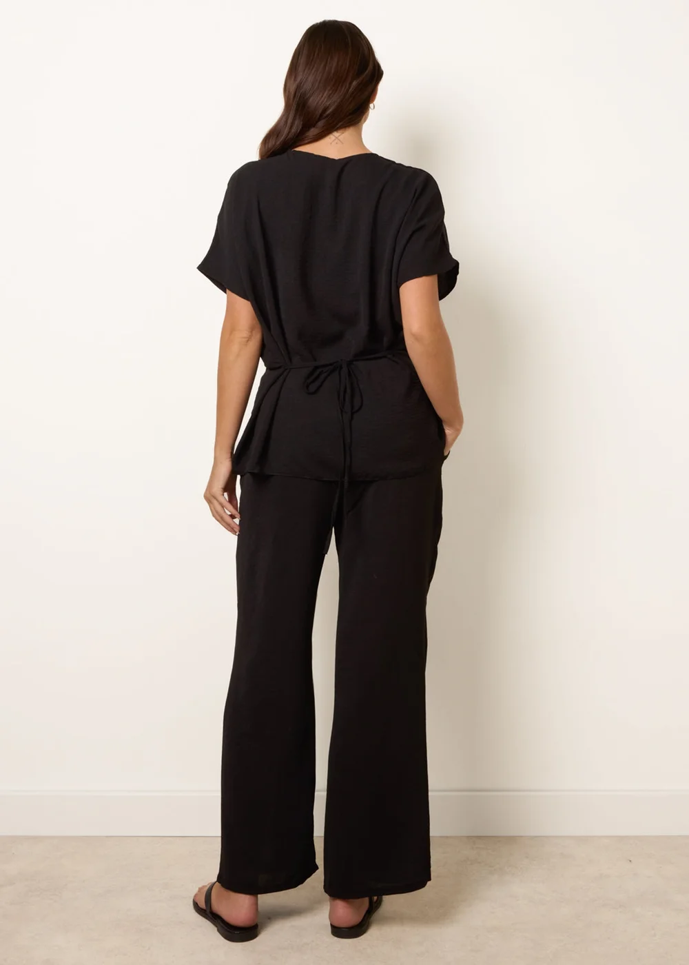 Blue Vanilla Black Two Piece Buckle Trouser Set - S/M Image 4
