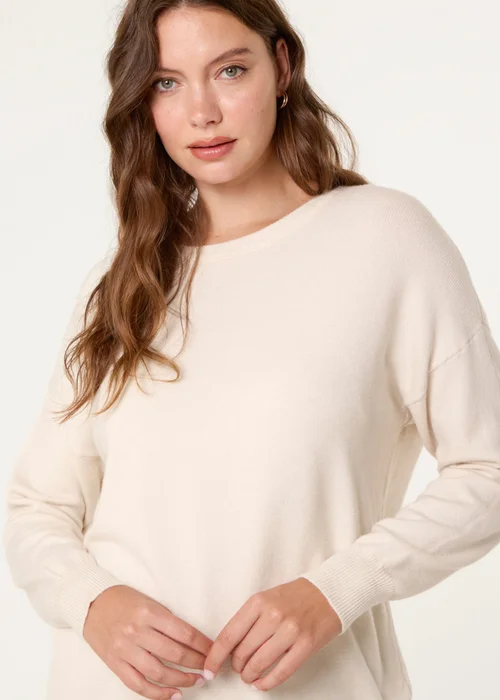 Blue Vanilla Stone Round Neck Jumper - 14-16 Image 1
