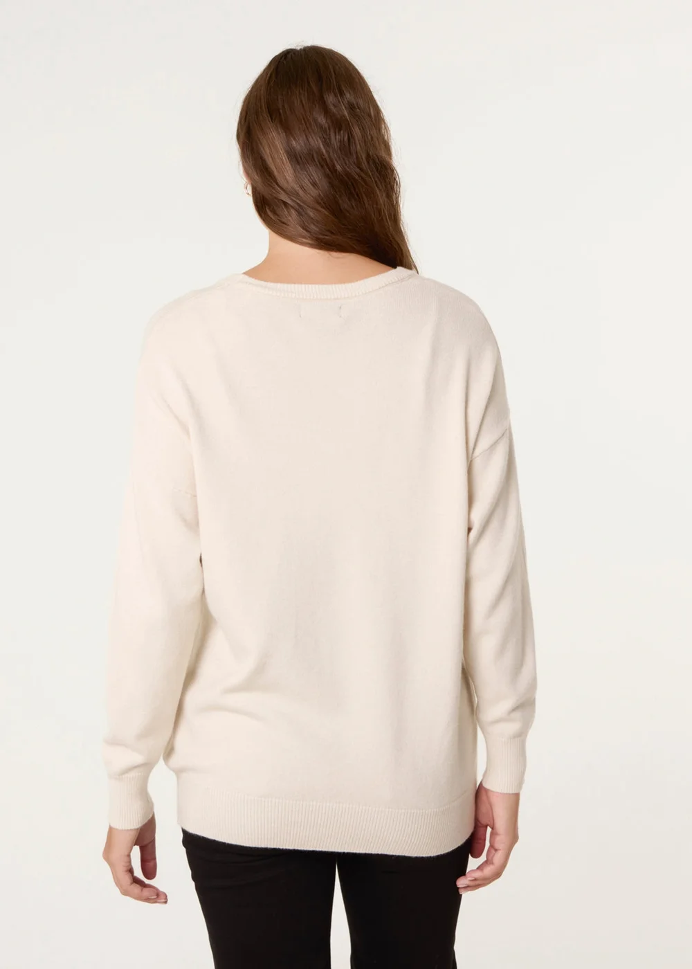 Blue Vanilla Stone Round Neck Jumper - 14-16 Image 4