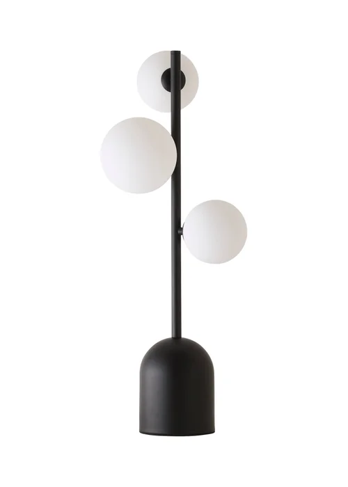 ValueLights Marlow Matte Black Multi Arm Table Lamp With Warm White Bulb - One Size Image 5