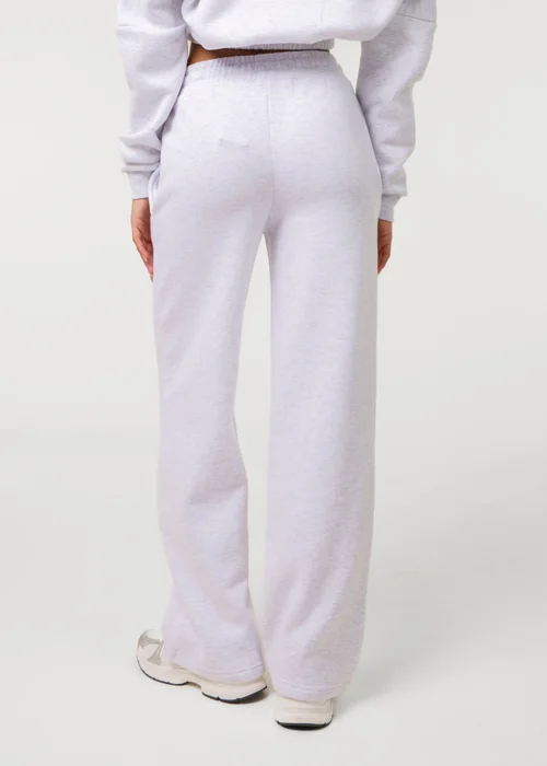 Pink Vanilla Grey Fleece Lined Straight Leg Joggers - XS Image 4