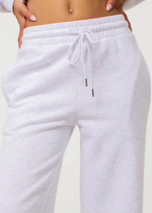 Pink Vanilla Grey Fleece Lined Straight Leg Joggers - XS Image 3