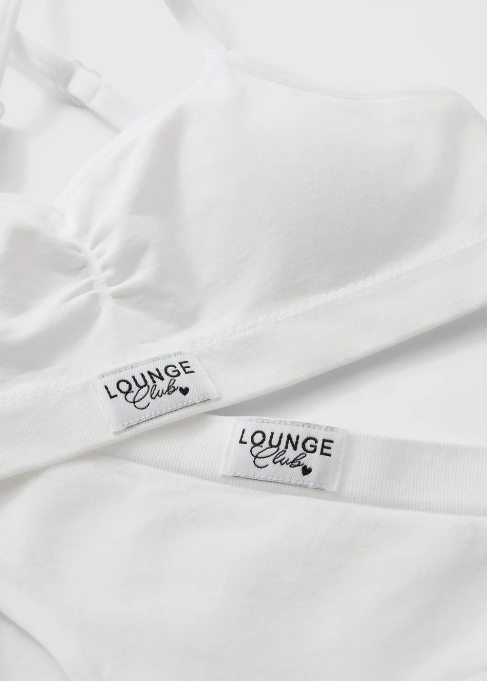 Girls White Seam Free Lingerie Set (6-13 yrs) - Age 6 - 7 Years Image 2