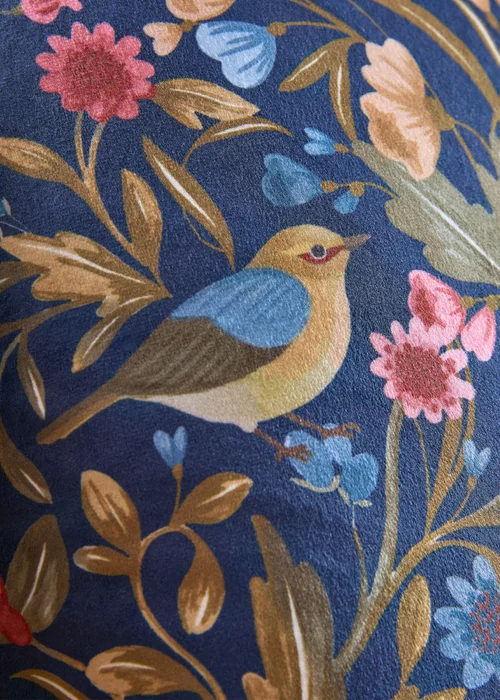 Catherine Lansfield Hedgerow Hopper 45x45cm Cushion Navy Blue - 45cm x 45cm Image 3