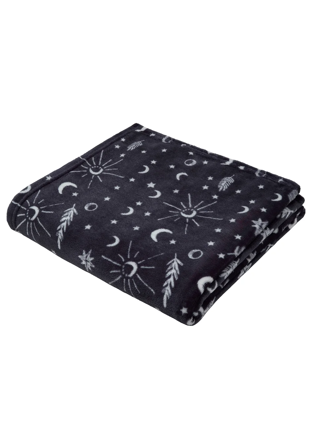 Fusion Celeste Fleece Grey Throw - 120 X 150 Image 3