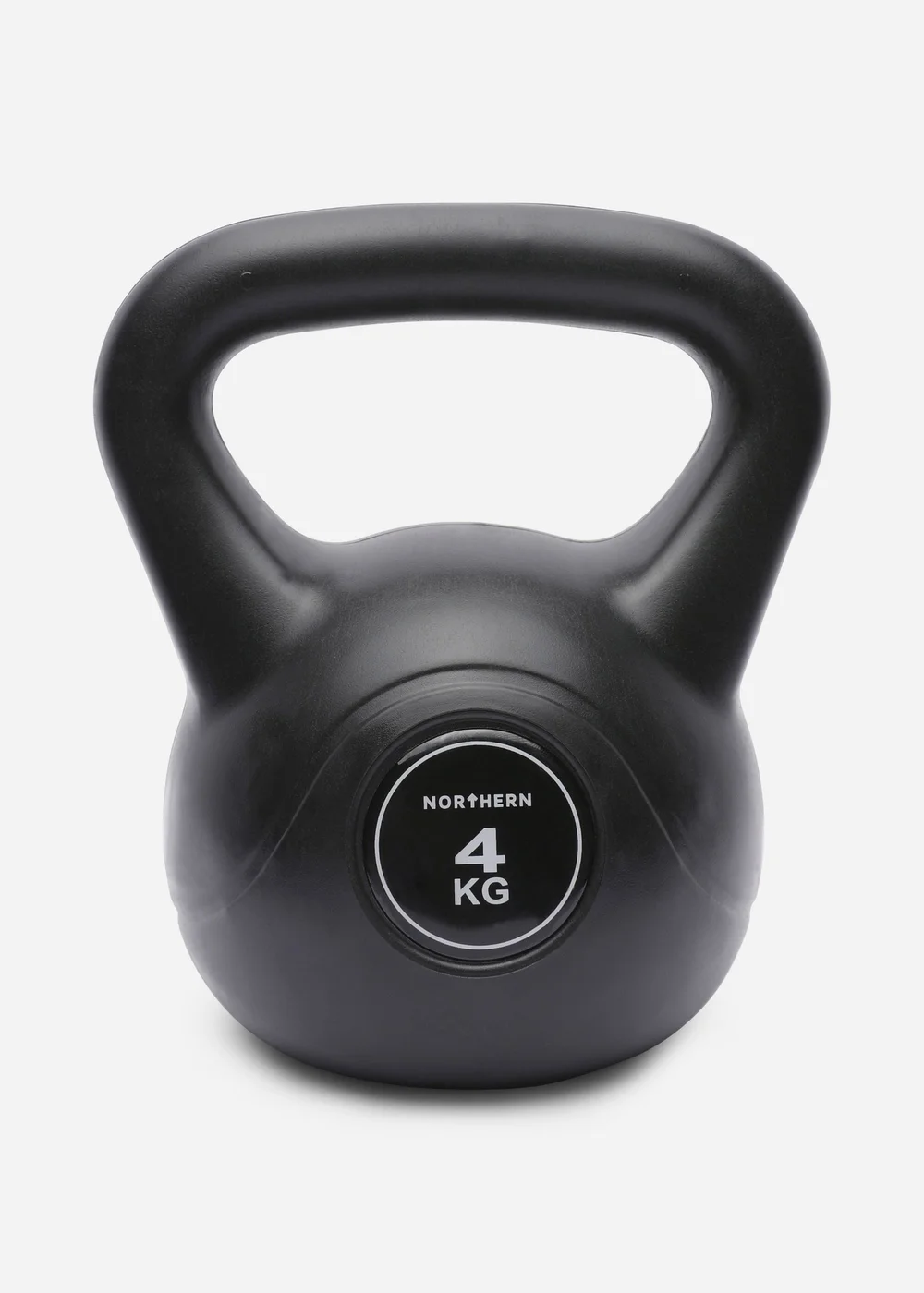 Movement Studio by Northern Black Vinyl Kettlebell 4kg (15cm x 14cm) - No Size Image 1
