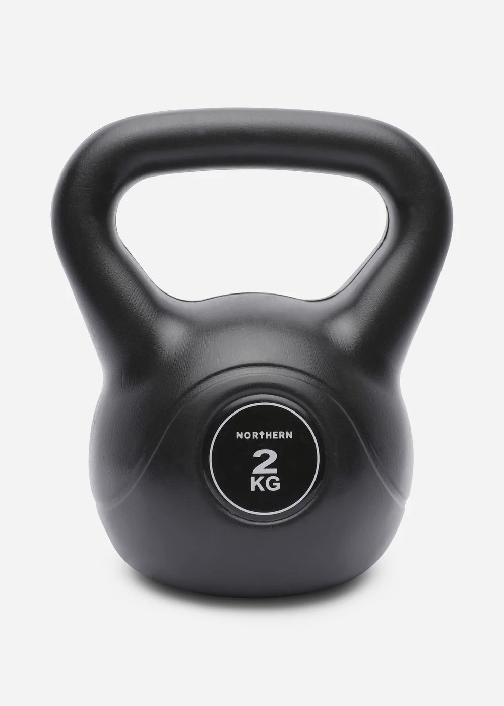 Movement Studio by Northern Black Vinyl Kettlebell 2kg (16cm x 13cm) - No Size Image 1
