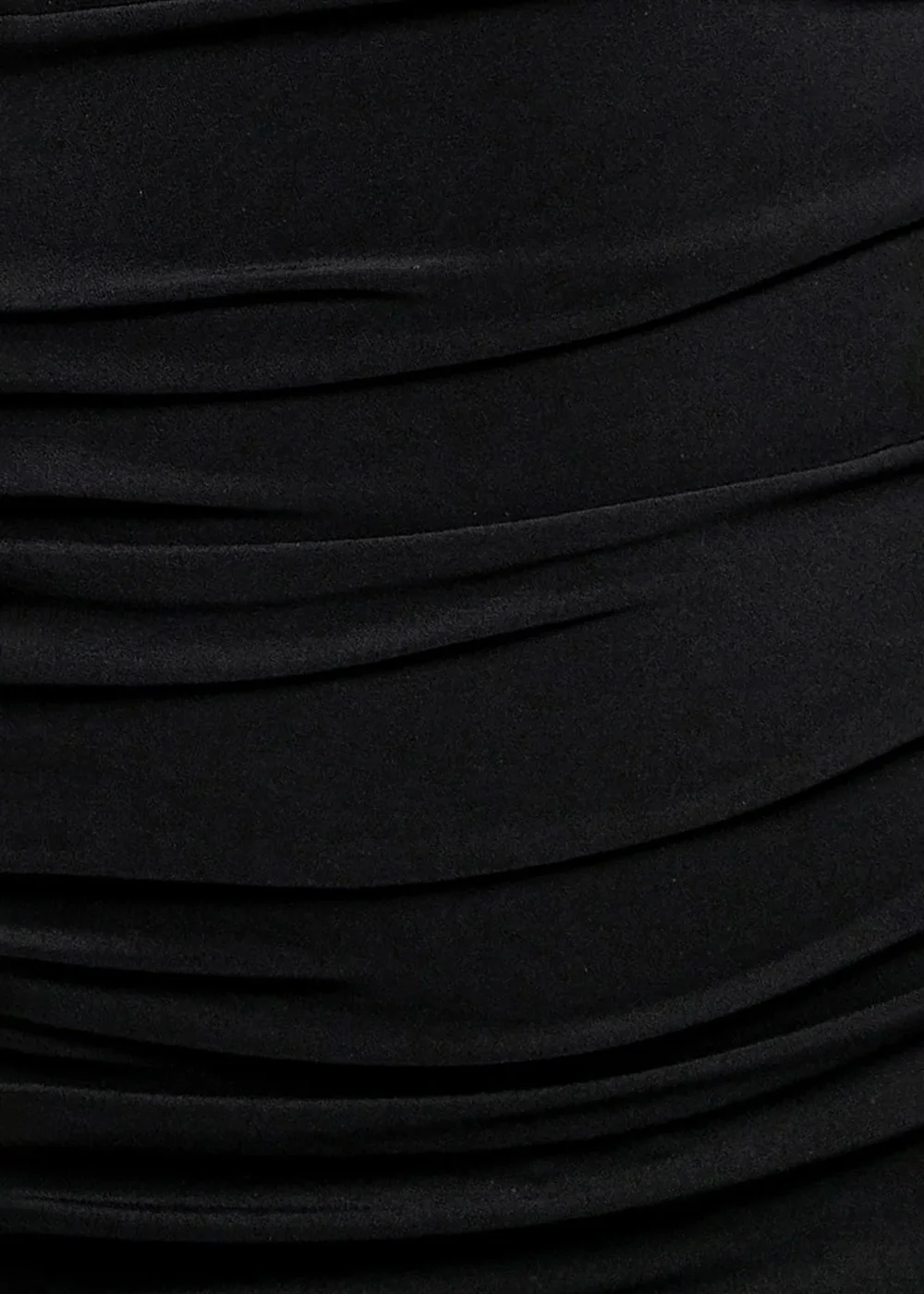 Goddiva Black One Shoulder Asymmetric Twist Maxi Dress - 8 Image 5