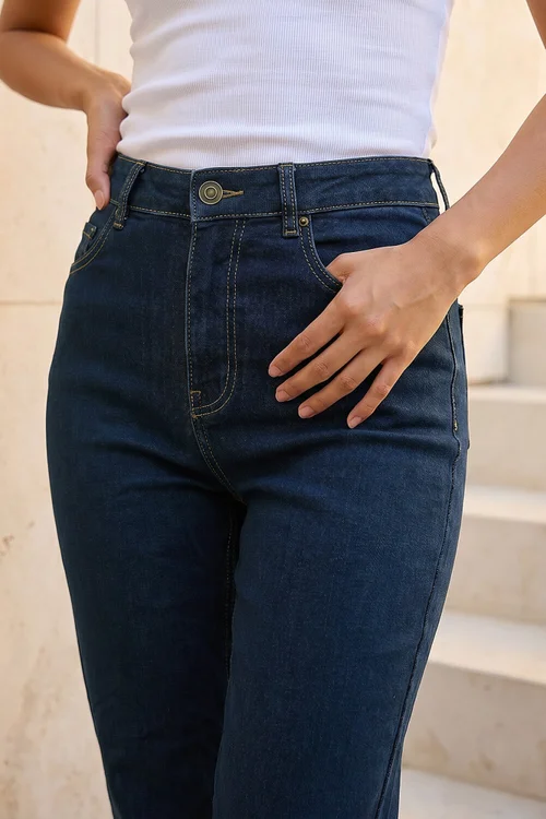 Roman Indigo Straight Leg Stretch Jeans - 16 Image 4
