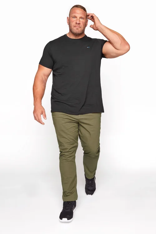 BadRhino Khaki Green Stretch Chinos - 50/L30 Image 2