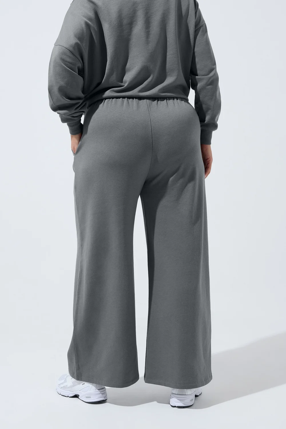 Yours Limited Curve Grey Wide Leg Joggers - 16 Image 3