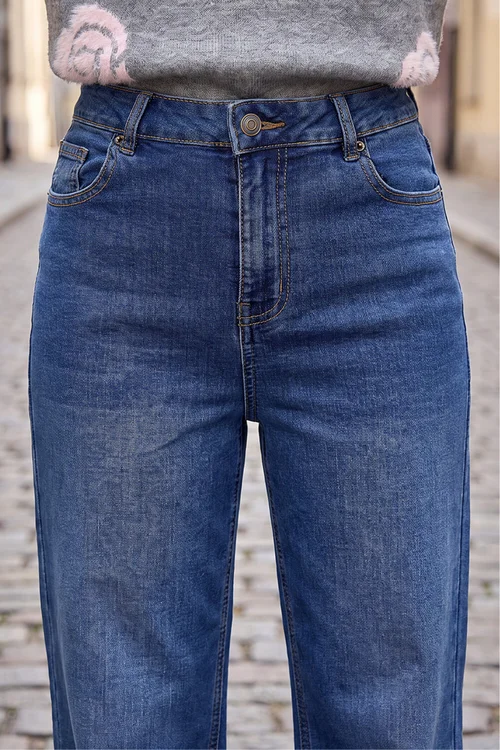 Roman Denim Wide Leg Stretch Jean - 10 Image 4
