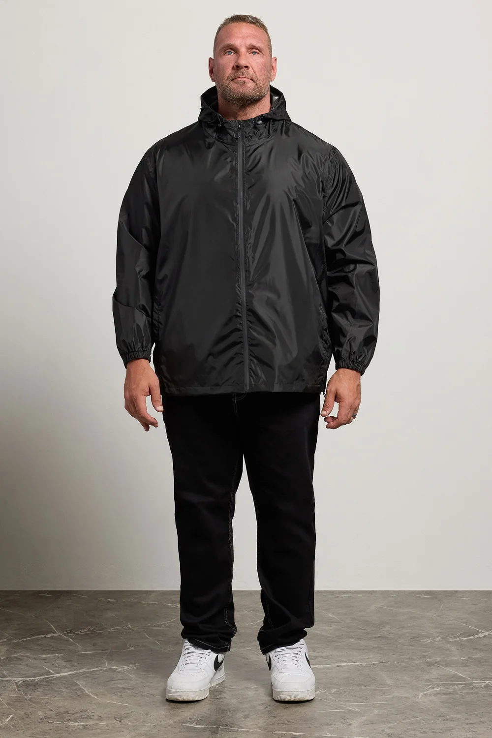 BadRhino Black Pac a Mac Hooded Jacket - 7-8XL Image 2