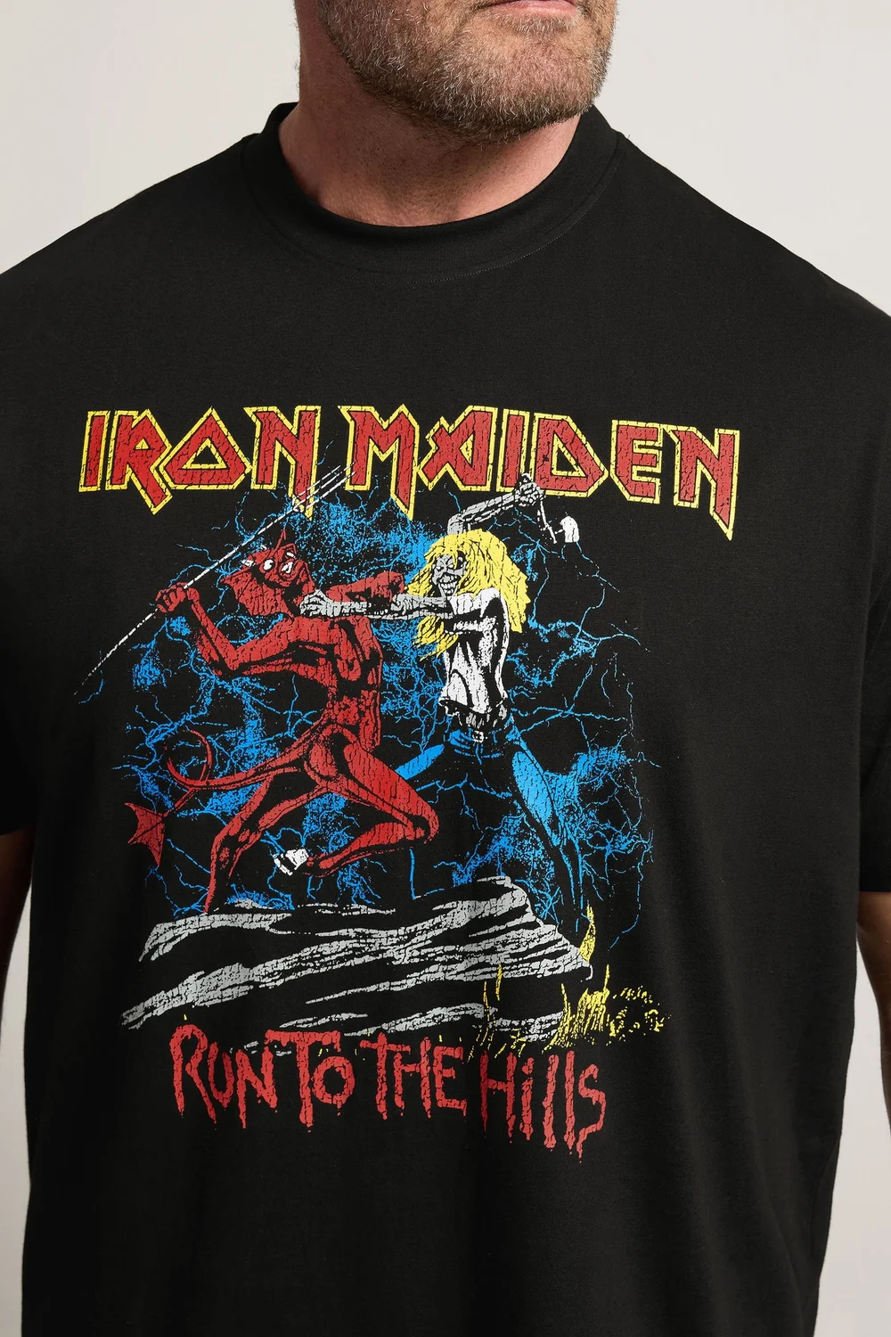 BadRhino Black Iron Maiden Graphic Short Sleeve T-Shirt - 2XL Image 4