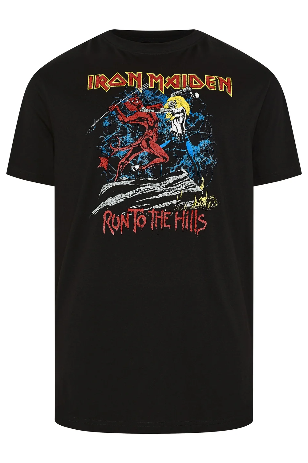 BadRhino Black Iron Maiden Graphic Short Sleeve T-Shirt - 2XL Image 5