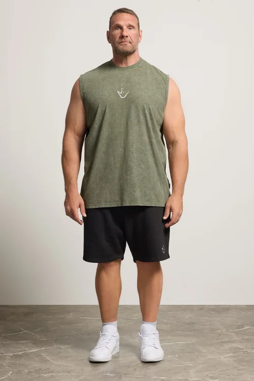 IronRhino Olive Green Old English Vest - 3XL Image 4