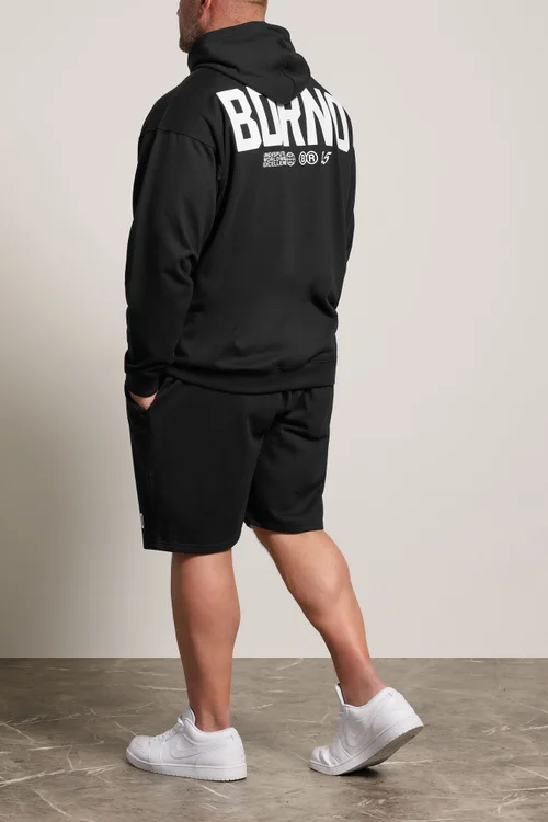 BadRhino Premium Black Logo Jogger Shorts - 5-6XL Image 3