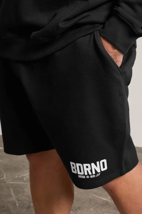 BadRhino Premium Black Logo Jogger Shorts - 5-6XL Image 4