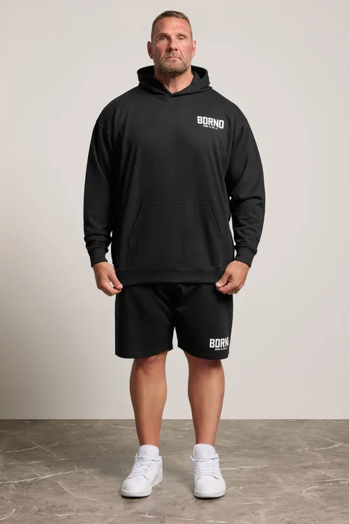 BadRhino Premium Black Logo Jogger Shorts - 5-6XL Image 2