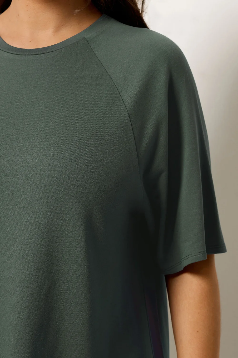Yours Curve Sage Green Soft Touch T-Shirt - 20 Image 4