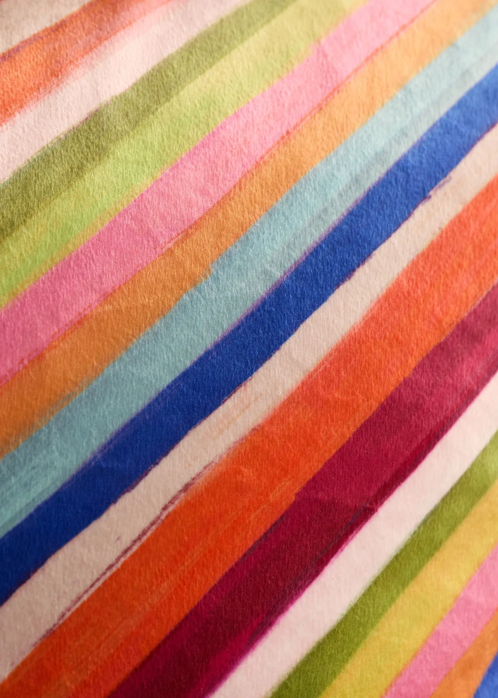 Sophie Robinson Darling Diagonal Stripe Reversible 50x50cm Filled Cushion Bright - 50cm x 50cm Image 4