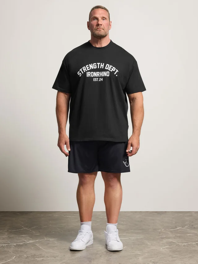 IronRhino Black Strength Dept T-Shirt