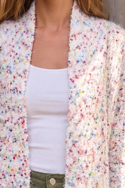 Roman Ivory Nep Long Line Cardigan - 18 Image 4