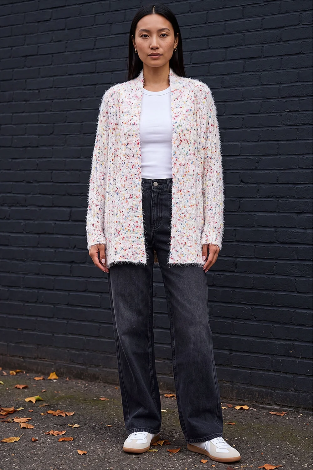 Roman Ivory Nep Long Line Cardigan - 18 Image 3