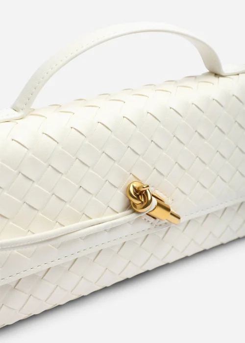 Where's That From Petal Cream Envelope Style Print Clutch Bag - One Size Image 4
