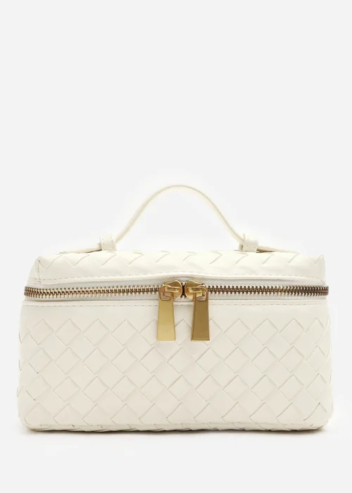 Where's That From Falyse Cream Woven Box Grab Bag - One Size Image 5