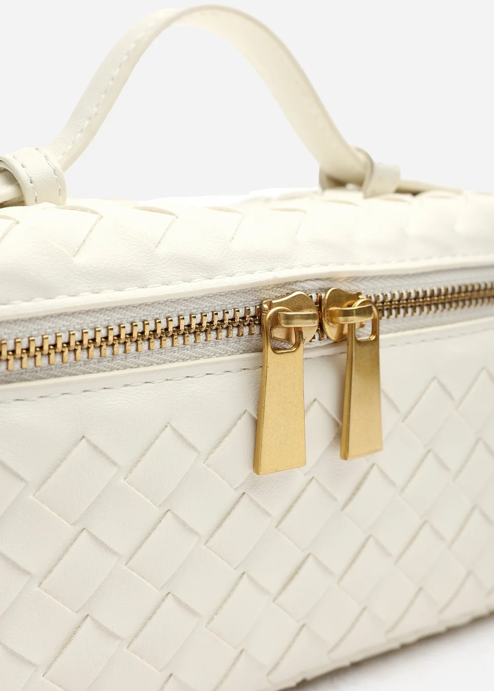 Where's That From Falyse Cream Woven Box Grab Bag - One Size Image 1