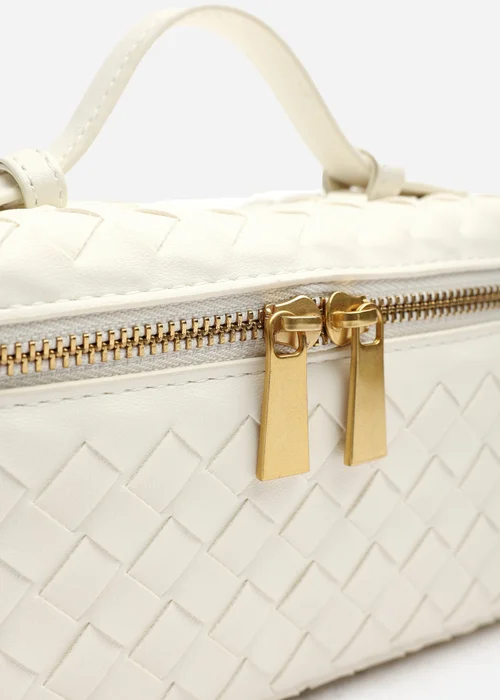 Where's That From Falyse Cream Woven Box Grab Bag - One Size Image 1
