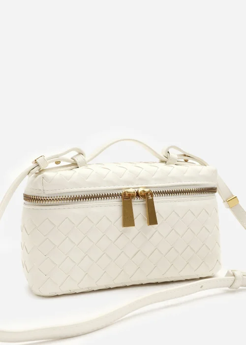 Where's That From Falyse Cream Woven Box Grab Bag - One Size Image 4